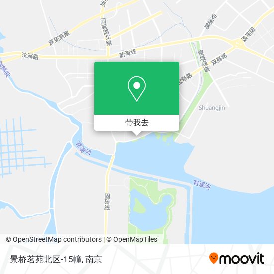 景桥茗苑北区-15幢地图