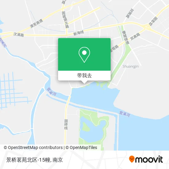 景桥茗苑北区-15幢地图