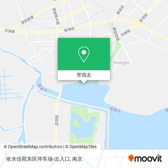 依水佳苑东区停车场-出入口地图