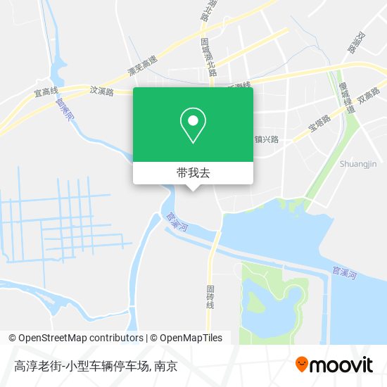 高淳老街-小型车辆停车场地图