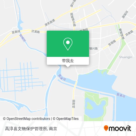 高淳县文物保护管理所地图
