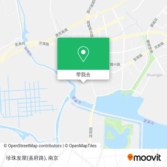 珍珠发屋(县府路)地图