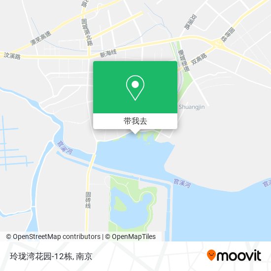 玲珑湾花园-12栋地图