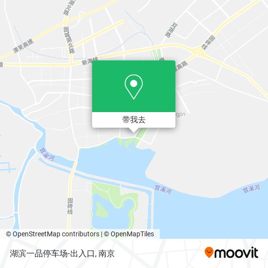 湖滨一品停车场-出入口地图