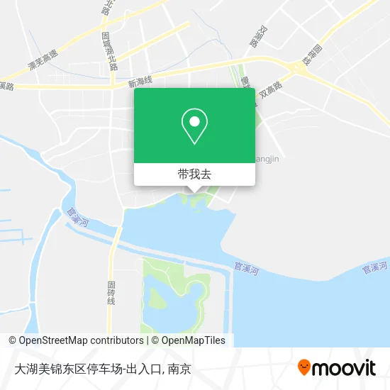 大湖美锦东区停车场-出入口地图
