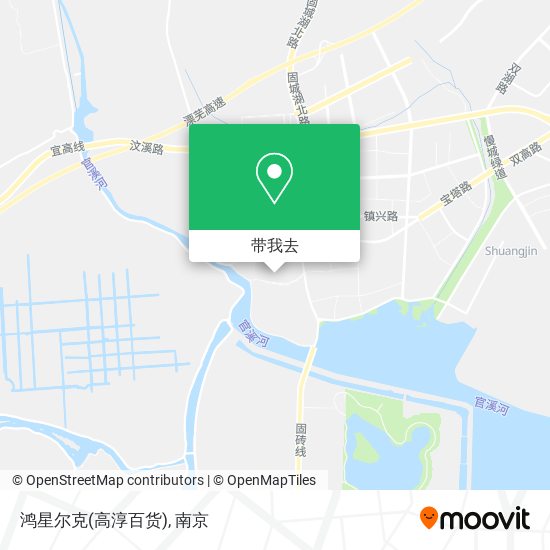 鸿星尔克(高淳百货)地图