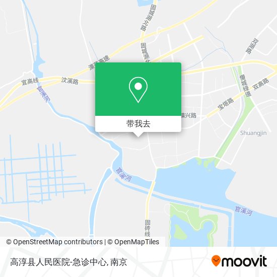高淳县人民医院-急诊中心地图