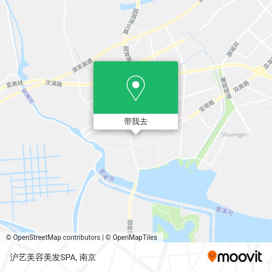沪艺美容美发SPA地图