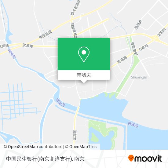 中国民生银行(南京高淳支行)地图