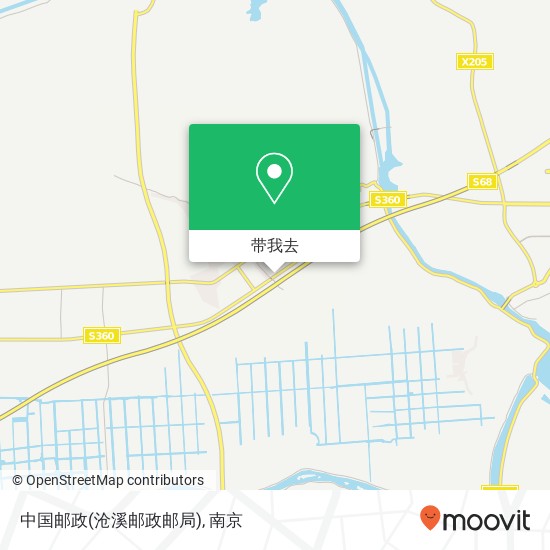 中国邮政(沧溪邮政邮局)地图