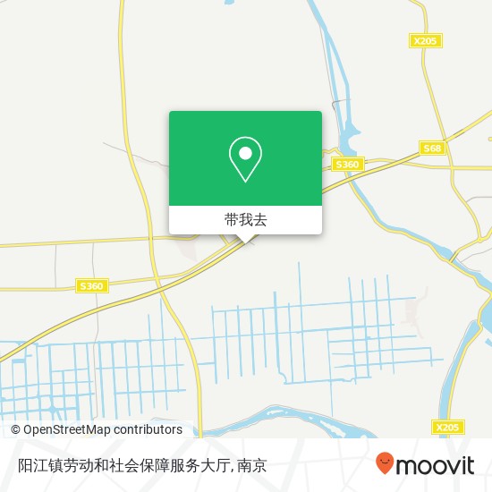 阳江镇劳动和社会保障服务大厅地图