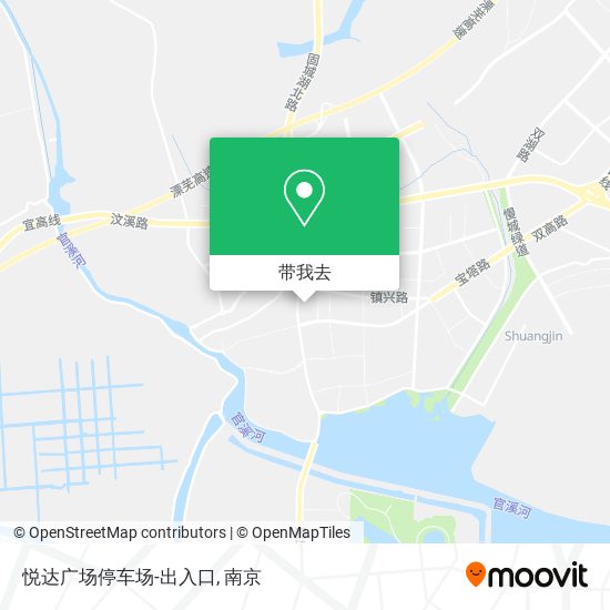 悦达广场停车场-出入口地图