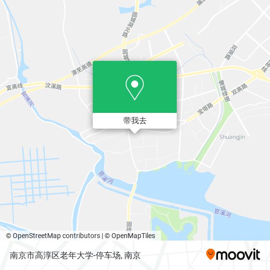 南京市高淳区老年大学-停车场地图
