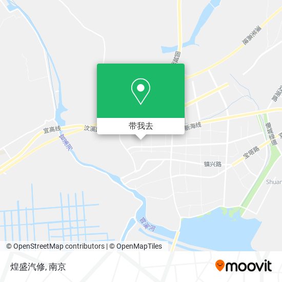 煌盛汽修地图