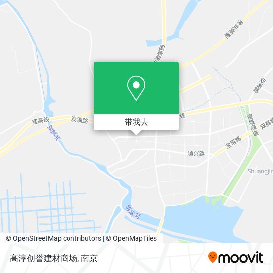 高淳创誉建材商场地图
