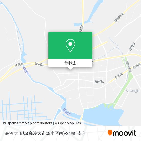 高淳大市场(高淳大市场小区西)-21幢地图
