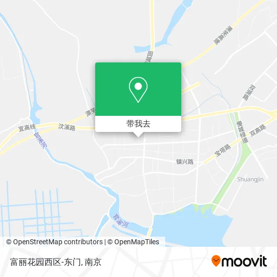 富丽花园西区-东门地图