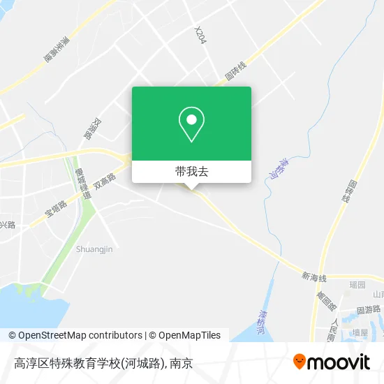 高淳区特殊教育学校(河城路)地图