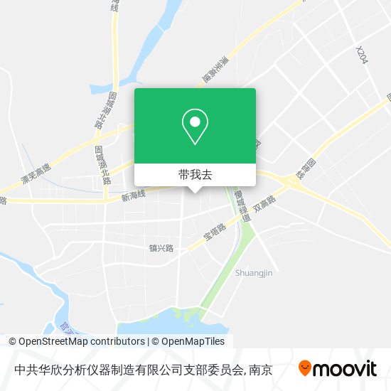中共华欣分析仪器制造有限公司支部委员会地图