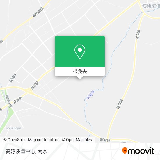 高淳质量中心地图