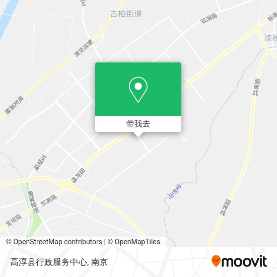 高淳县行政服务中心地图