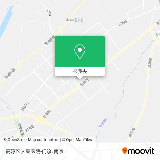 高淳区人民医院-门诊地图