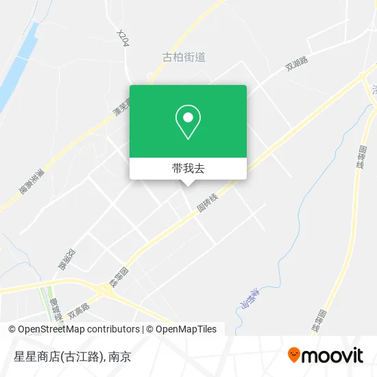 星星商店(古江路)地图