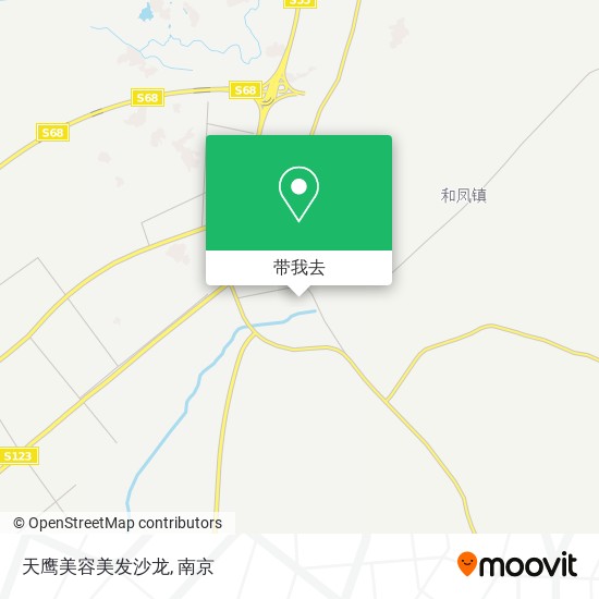 天鹰美容美发沙龙地图