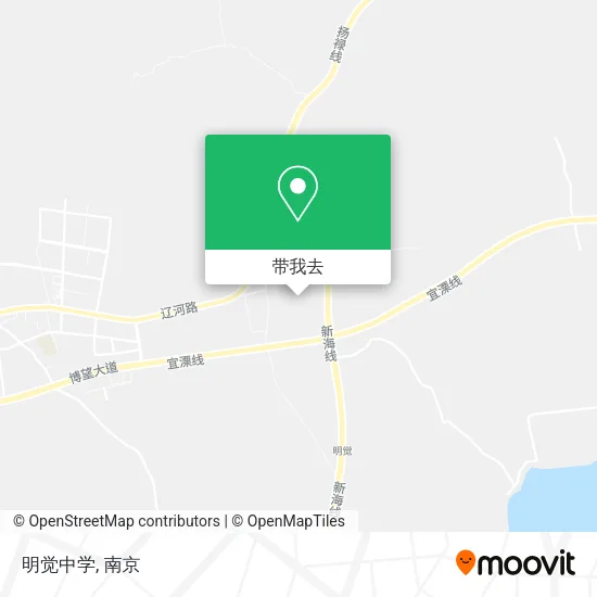 明觉中学地图