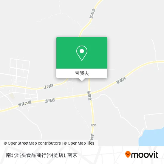 南北码头食品商行(明觉店)地图