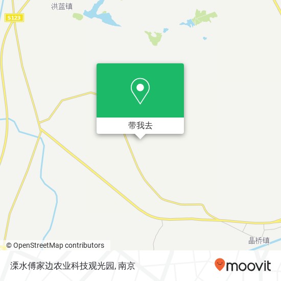 溧水傅家边农业科技观光园地图