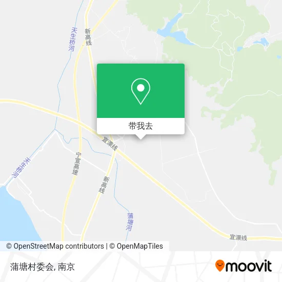 蒲塘村委会地图
