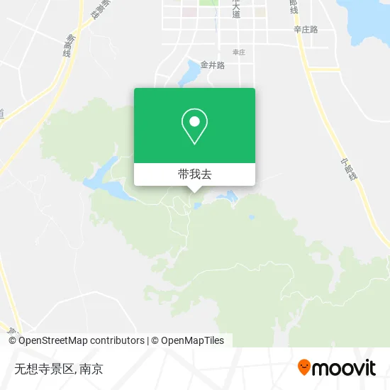 无想寺景区地图