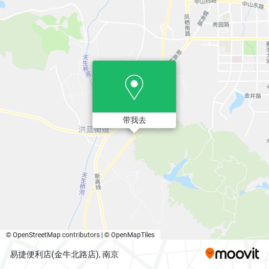 易捷便利店(金牛北路店)地图