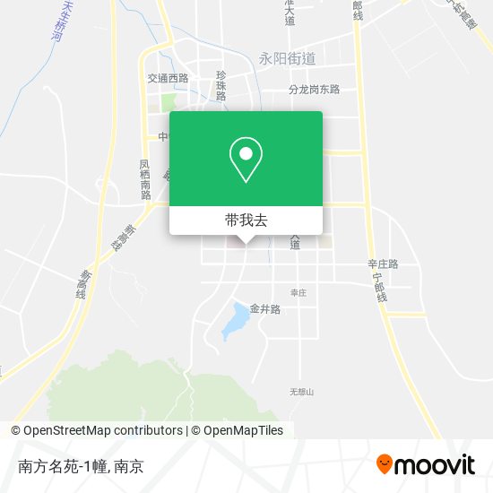 南方名苑-1幢地图