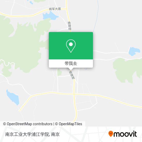 南京工业大学浦江学院地图