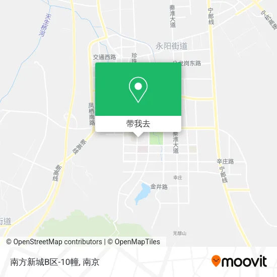 南方新城B区-10幢地图