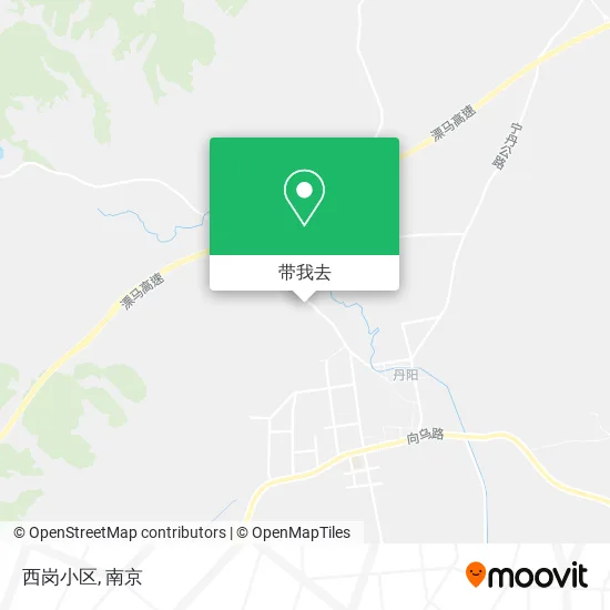 西岗小区地图