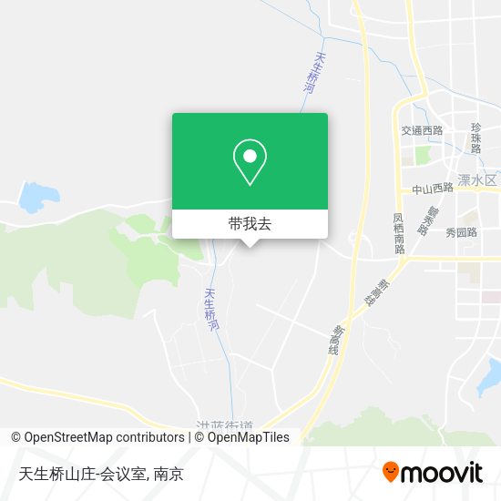 天生桥山庄-会议室地图