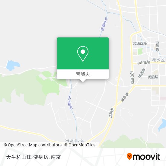 天生桥山庄-健身房地图