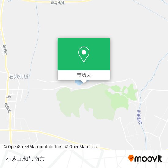 小茅山水库地图