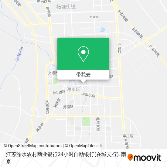 江苏溧水农村商业银行24小时自助银行(在城支行)地图