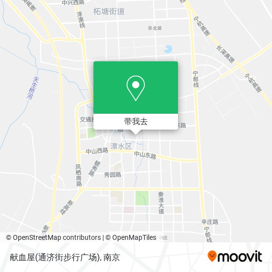 献血屋(通济街步行广场)地图