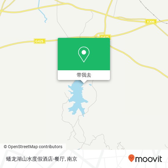 蟠龙湖山水度假酒店-餐厅地图
