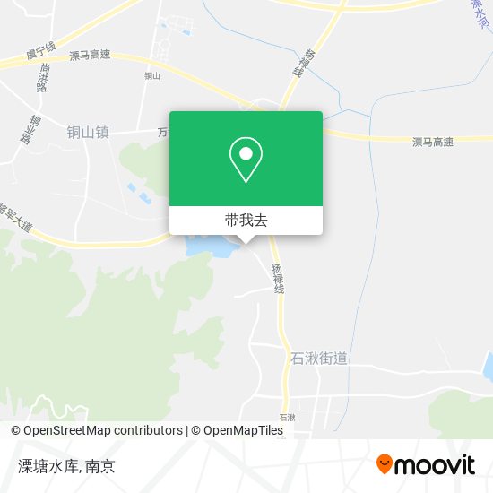 溧塘水库地图