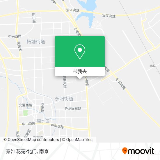 秦淮花苑-北门地图