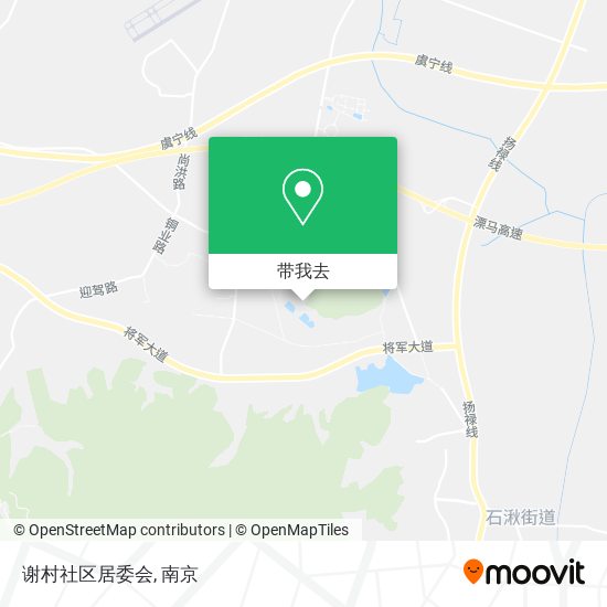 谢村社区居委会地图