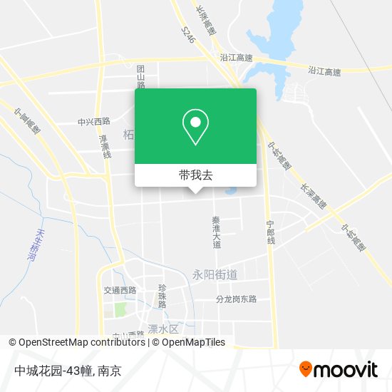 中城花园-43幢地图