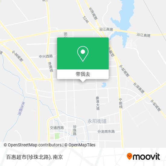 百惠超市(珍珠北路)地图
