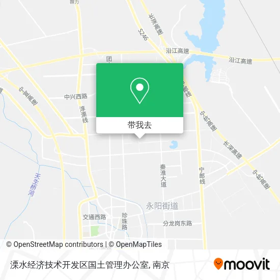 溧水经济技术开发区国土管理办公室地图